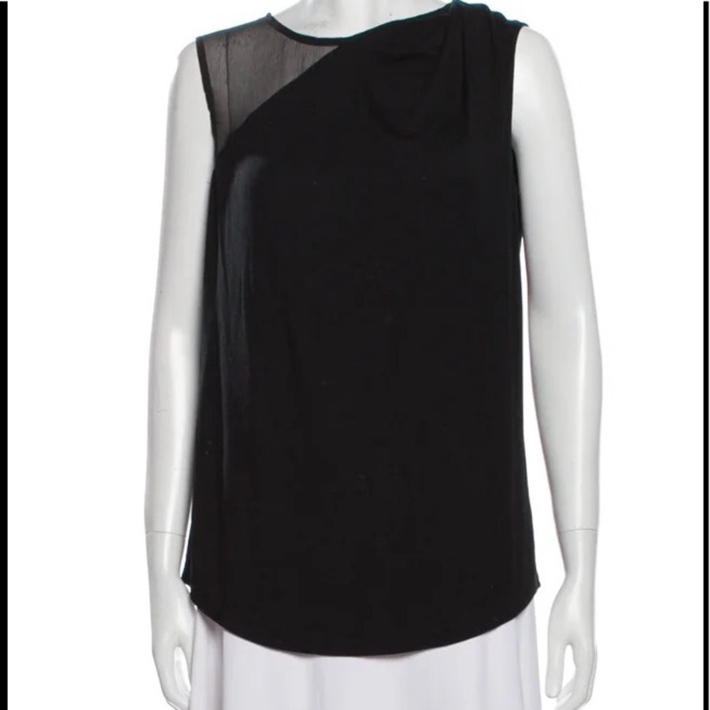 HALSTON HERITAGE Crew Neck Sleeveless Top NWT